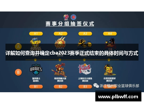 详解如何查询并确定cba2023赛季正式结束的具体时间与方式